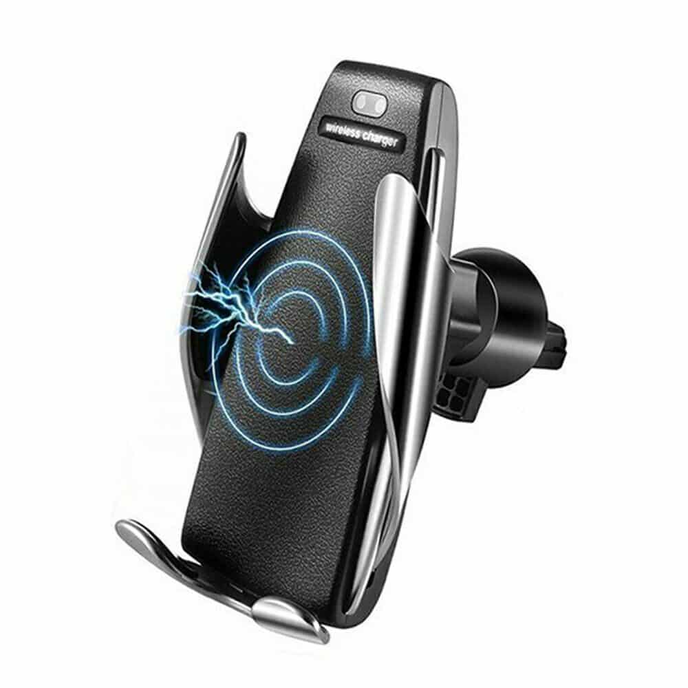 מתקן אוטומטי לפלאפון לרכב עם טעינה אלחוטית מתקן אוטומטי לפלאפון לרכב עם טעינה אלחוטית