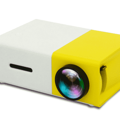 מקרן נייד צהוב